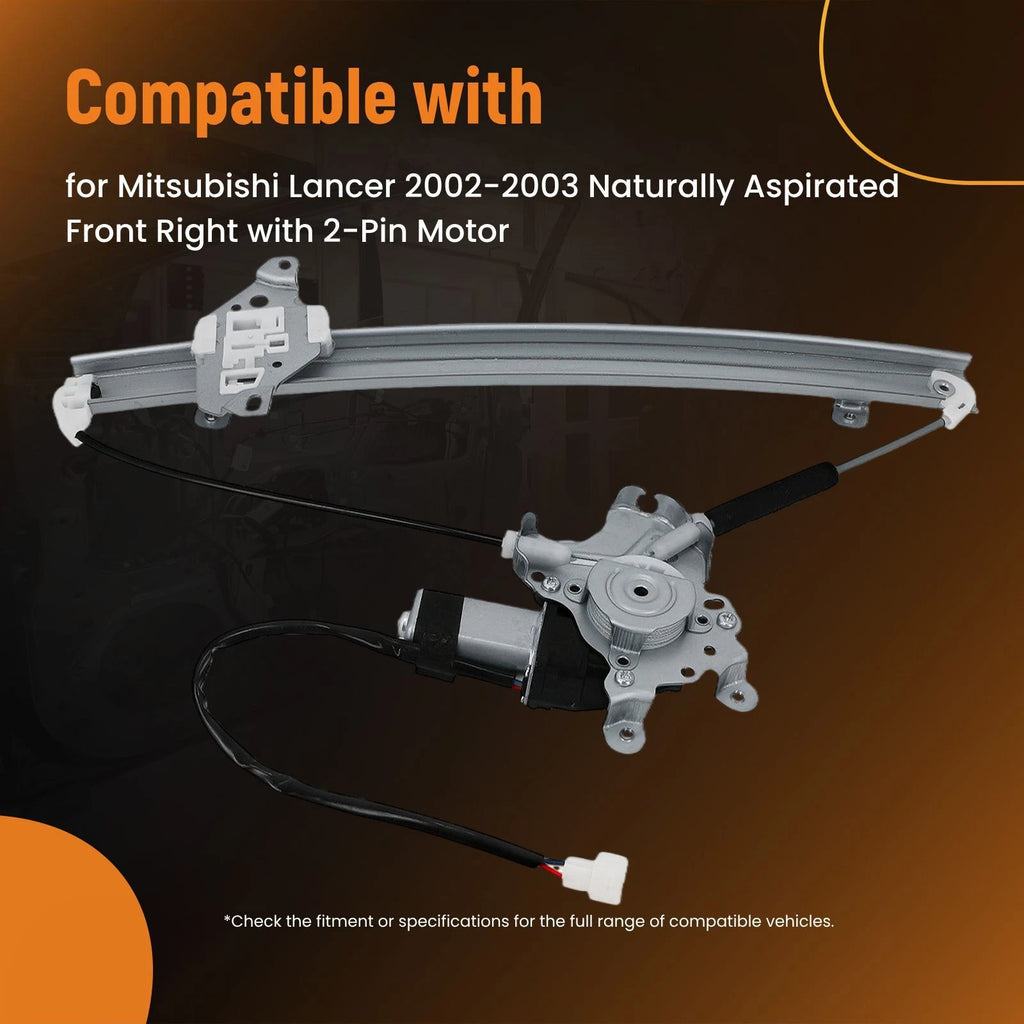 Power Window Lift Regulator Assembly for Mitsubishi Lancer (2002-2003) Front Right