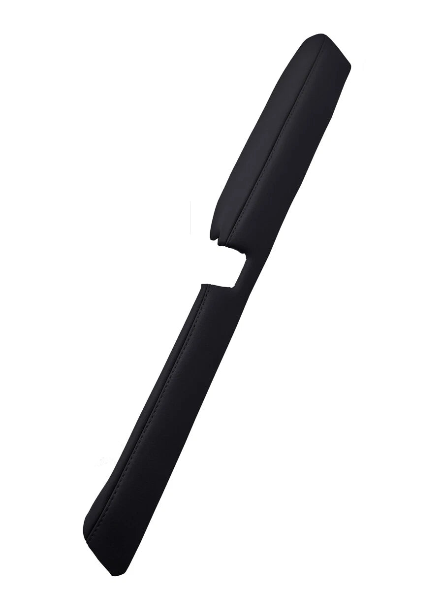 2 Piece Leather Door Panel Armrest Skin for Toyota 4Runner (2010–2020) Black