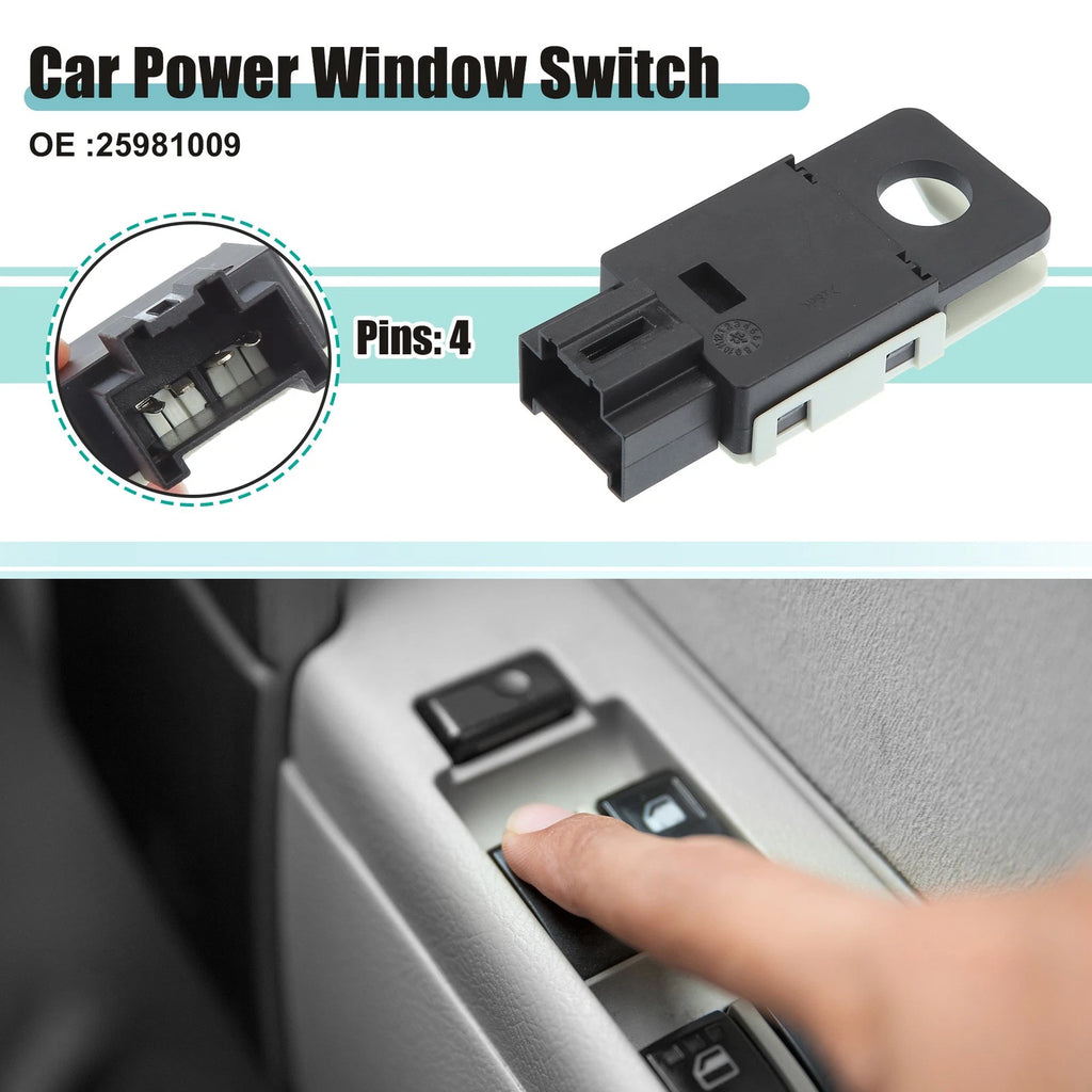 Brake Light Switch for GMC Sierra, Chevy Silverado 1500 (2010–2011) 25981009