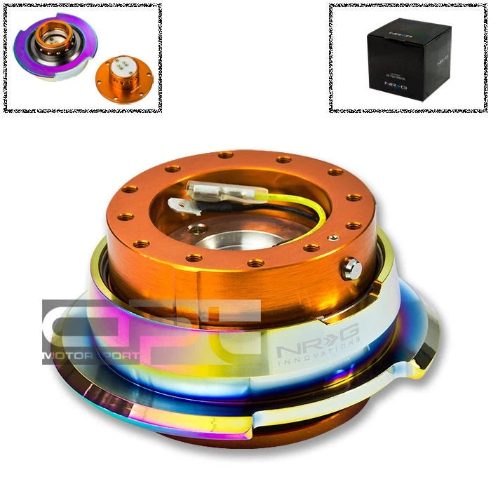 NRG 6-Hole Steering Wheel Quick Release Hub Adapter for Universal (Gen-2.8)