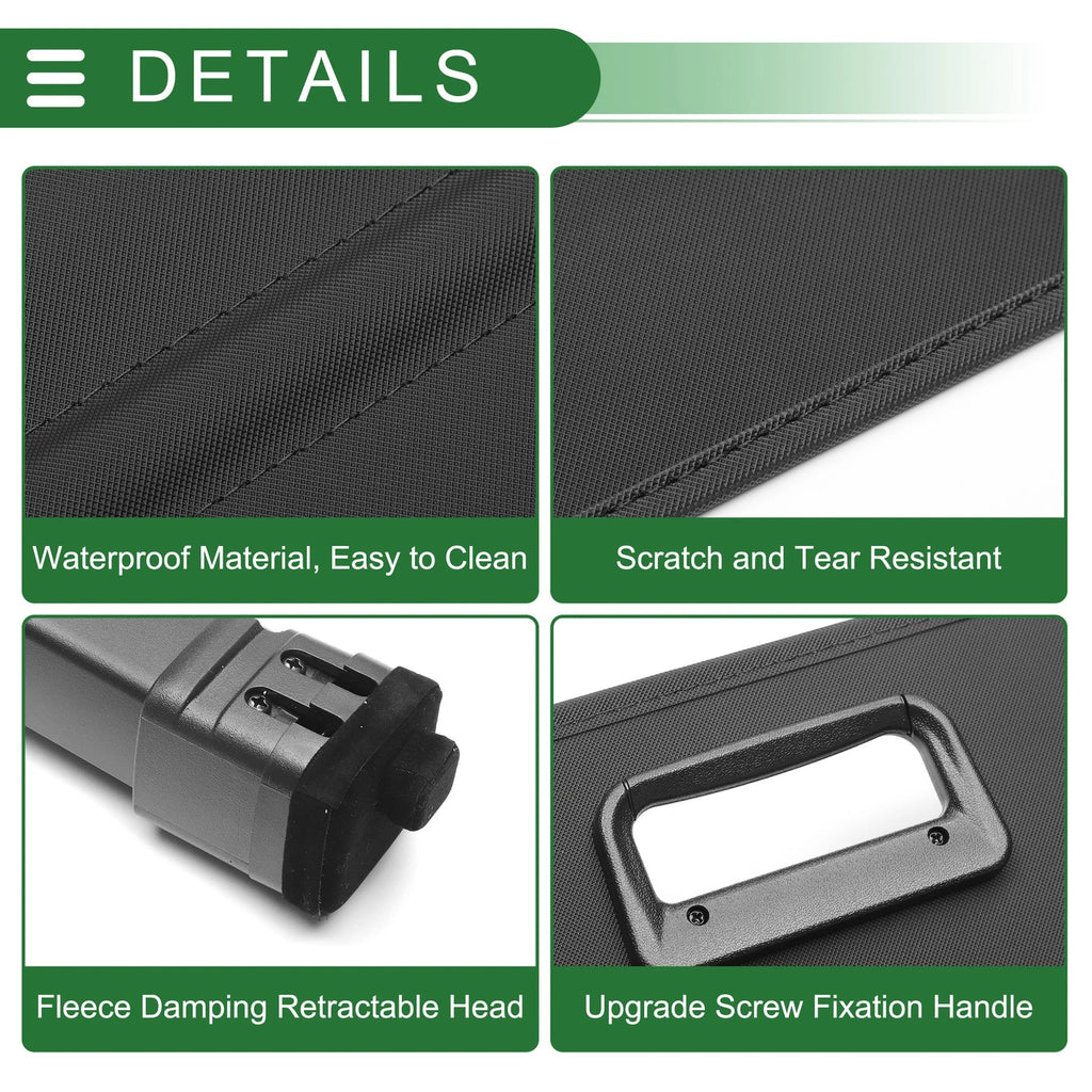 Retractable Cargo Cover for Ford S-MAX (2007–2014) Gloss Black