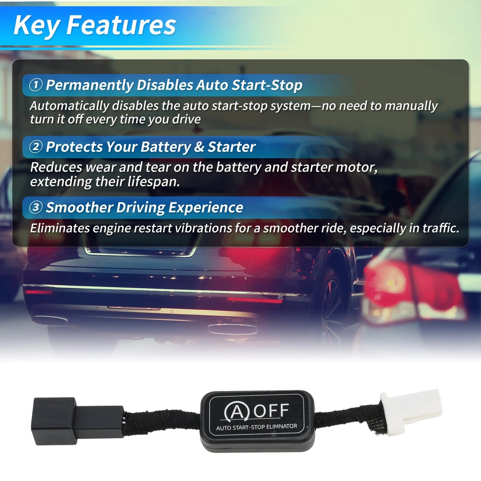 Auto Start Stop Eliminator for Toyota Corolla (2019–2023)