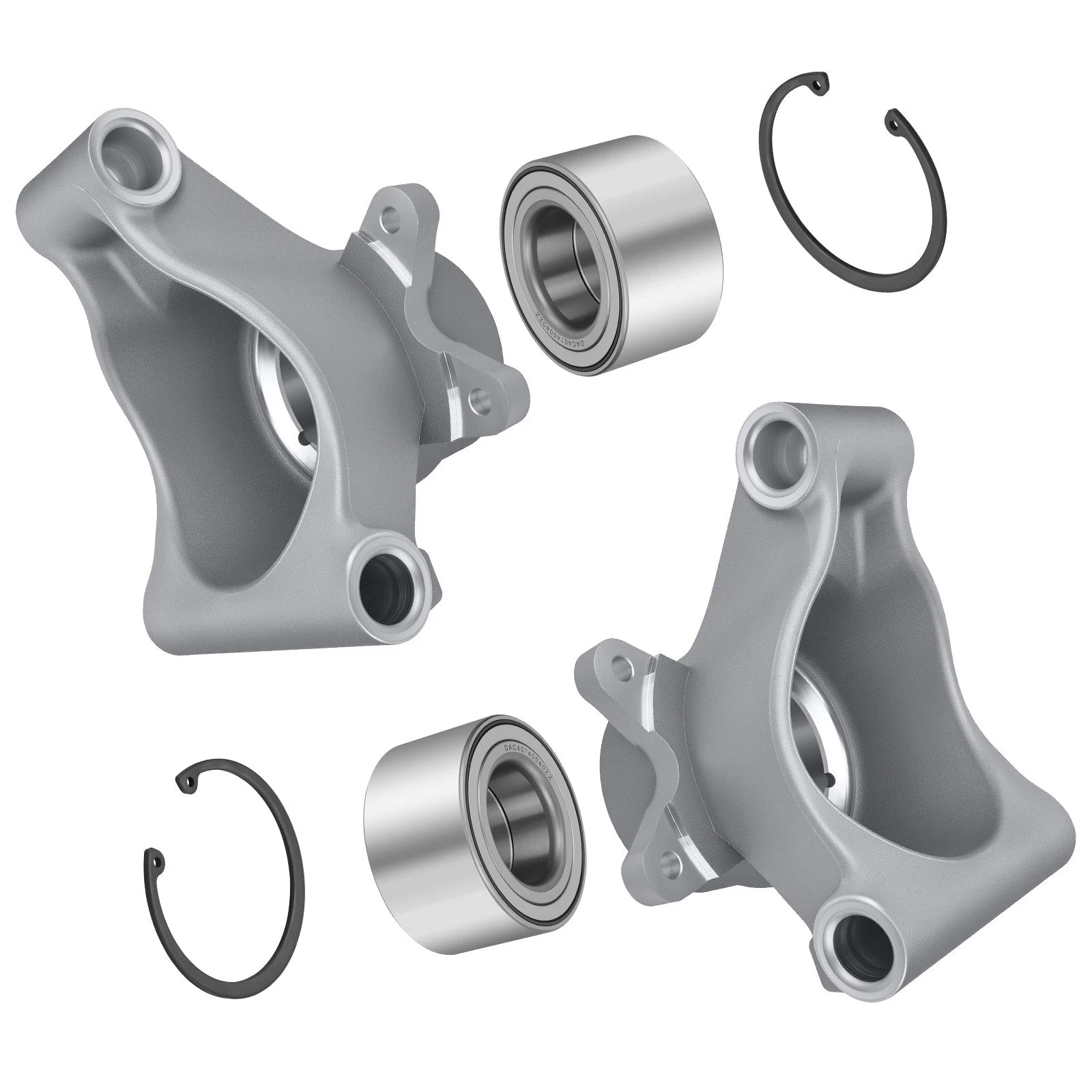 Set of 2 Rear Left & Right Wheel Carriers w/Bearings for Polaris RZR 800 S (2008–2014)