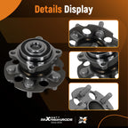 Rear LH RH Wheel Bearing Set for Honda Odyssey (2005–2016) WA512320 5-Lugs