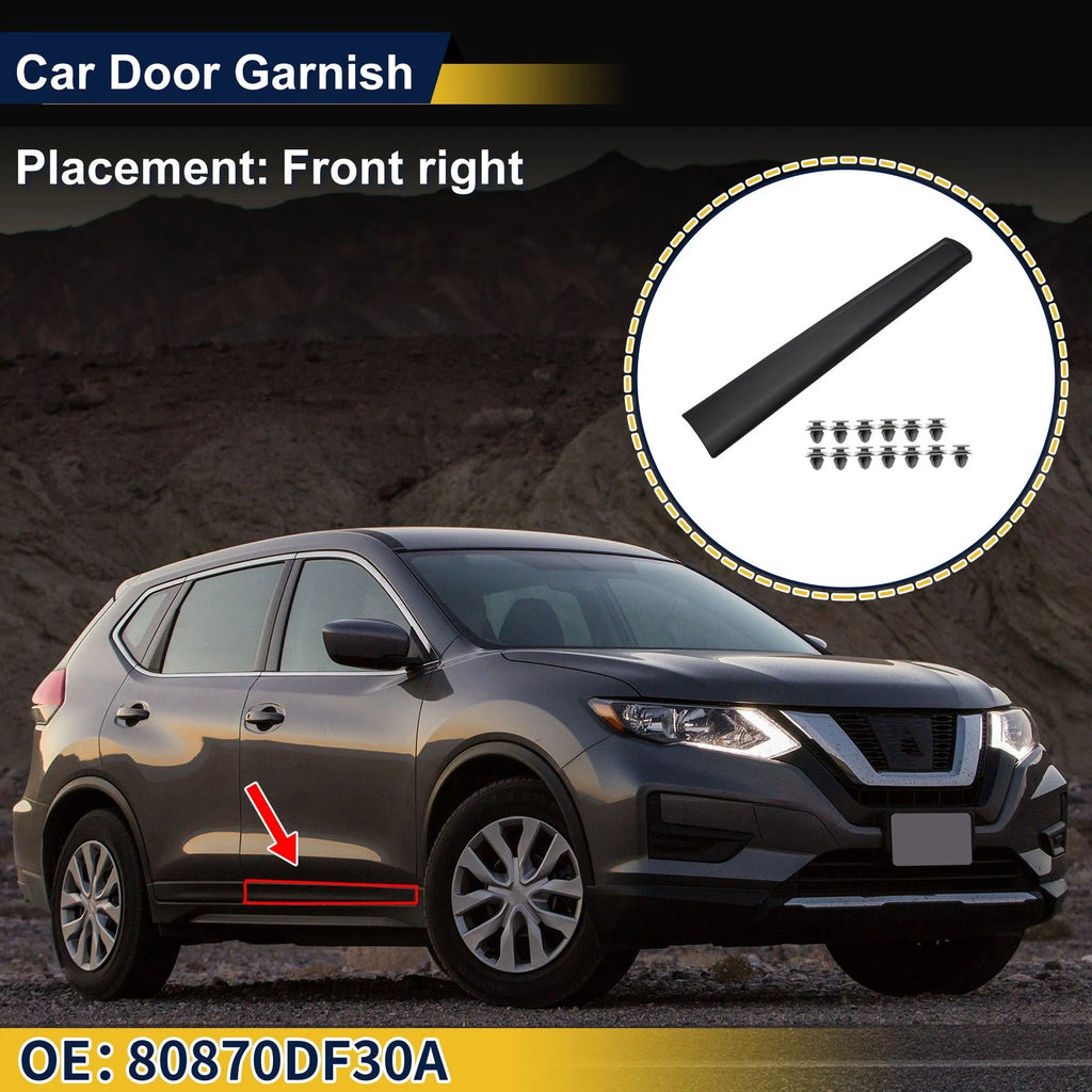 Door Side Lower Trim Front Right No. 80870DF30A for Nissan Qashqai (2007–2013)