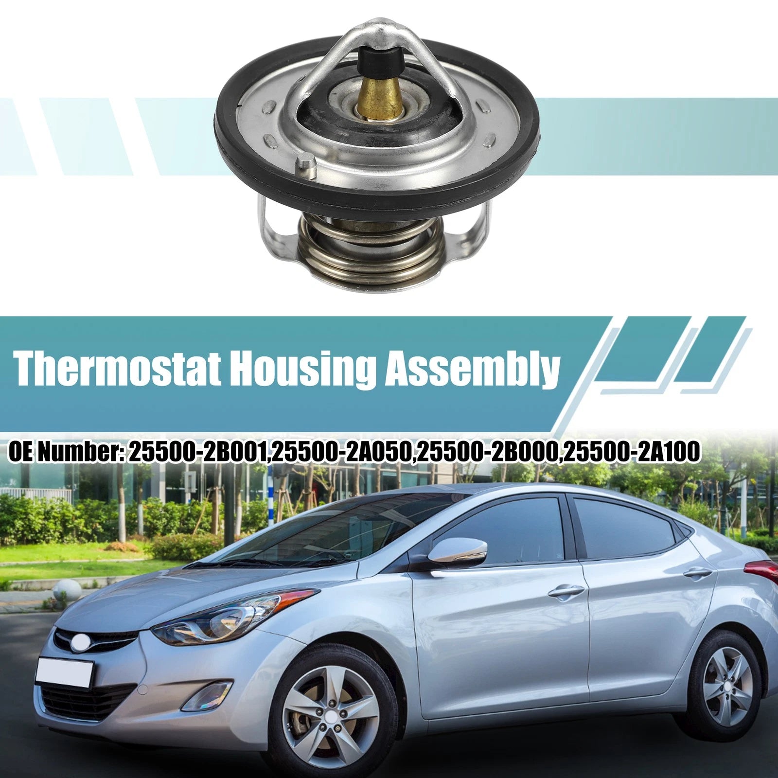 Thermostat 21200-ED000 for Hyundai Elantra Tucson Sonata Kia Rio Soul 
