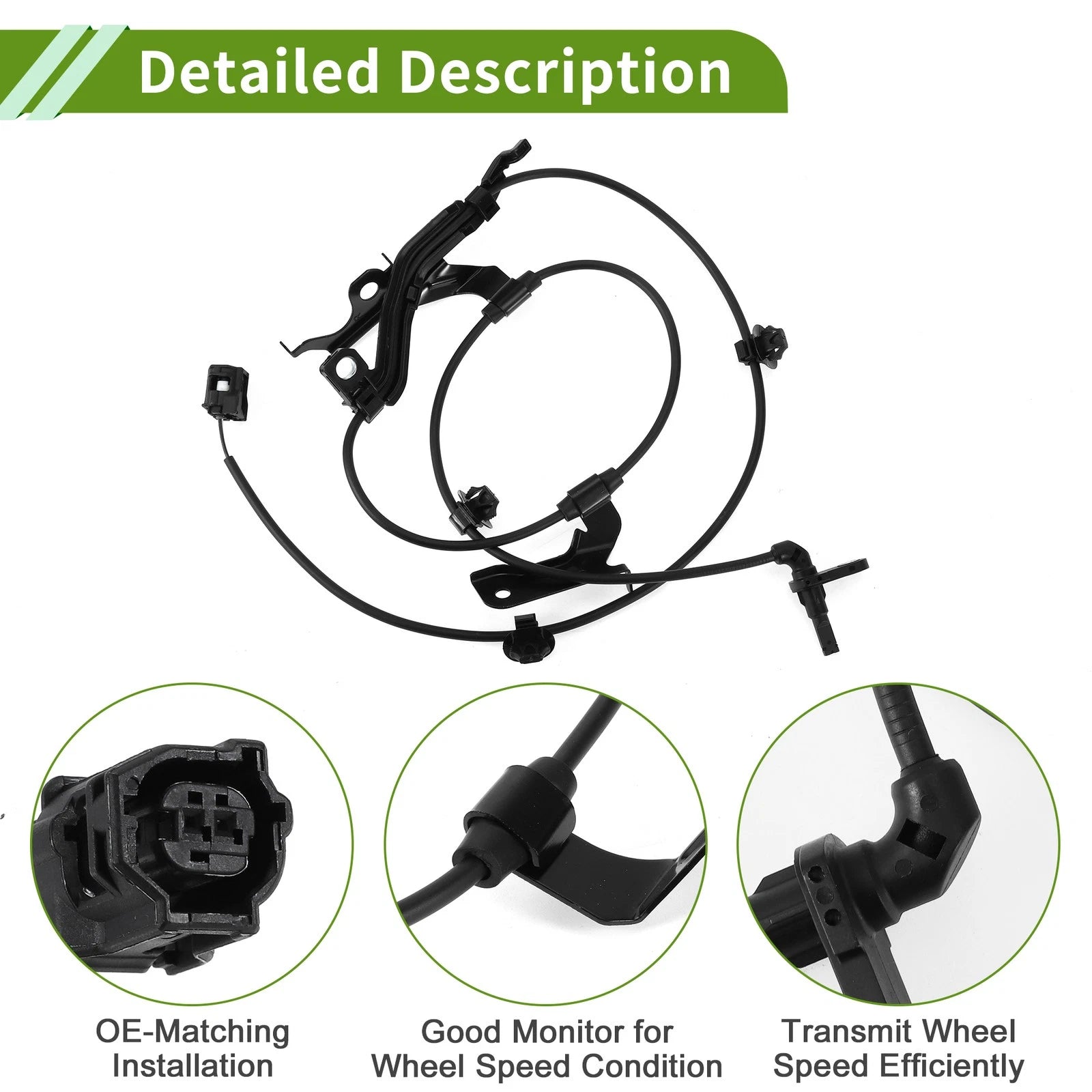 ABS Wheel Speed Sensor No. 8954247040 for Toyota Prius (2001–2009)
