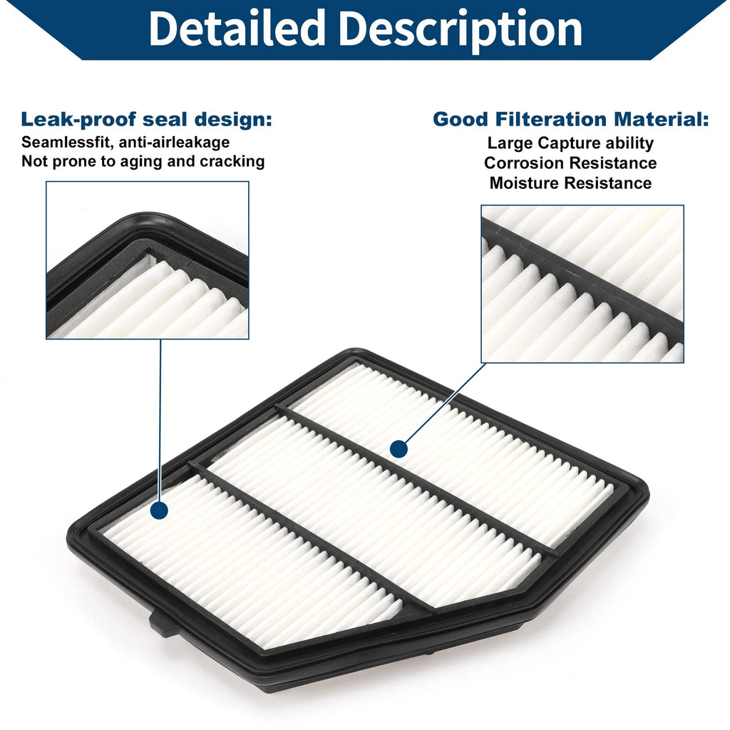 Car Engine Air Filter No. 16546-6CA0A for Nissan Altima 2.5L (2019–2024)