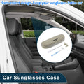 Sunglasses Case for Honda Civic (2016–2021) Eyeglasses Holder Storage Box Beige
