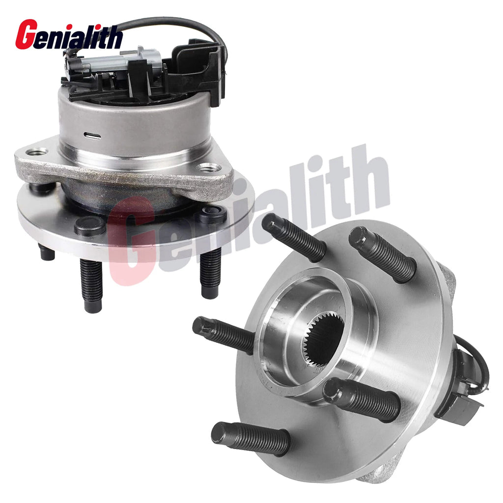 Set of 2 Front Wheel Hub & Bearings Assembly for Saturn Ion (2004–2007)