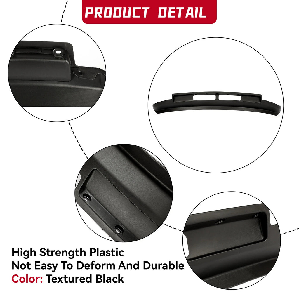 Front Lower Bumper Valance Panel for Dodge Ram 2500 3500 (2013-2018) Black