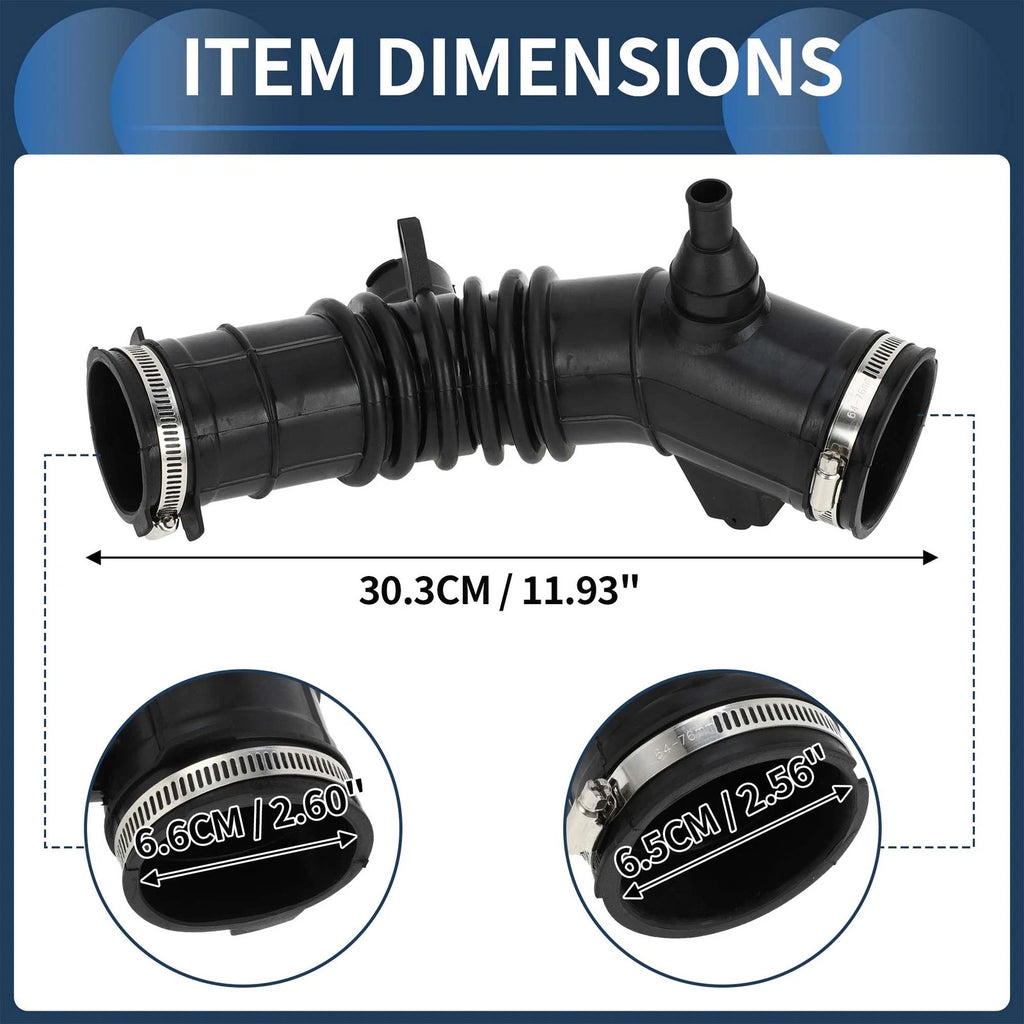 Intake Hose Tube with Clamps for Toyota Solara (2004–2008) Black