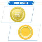 Engine Start Stop Button Cover Kit for Toyota Highlander (2020–2022) Gold Tone