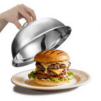 Stainless Steel Hamburger Grill Top Cover for 18/20/22 CM Models