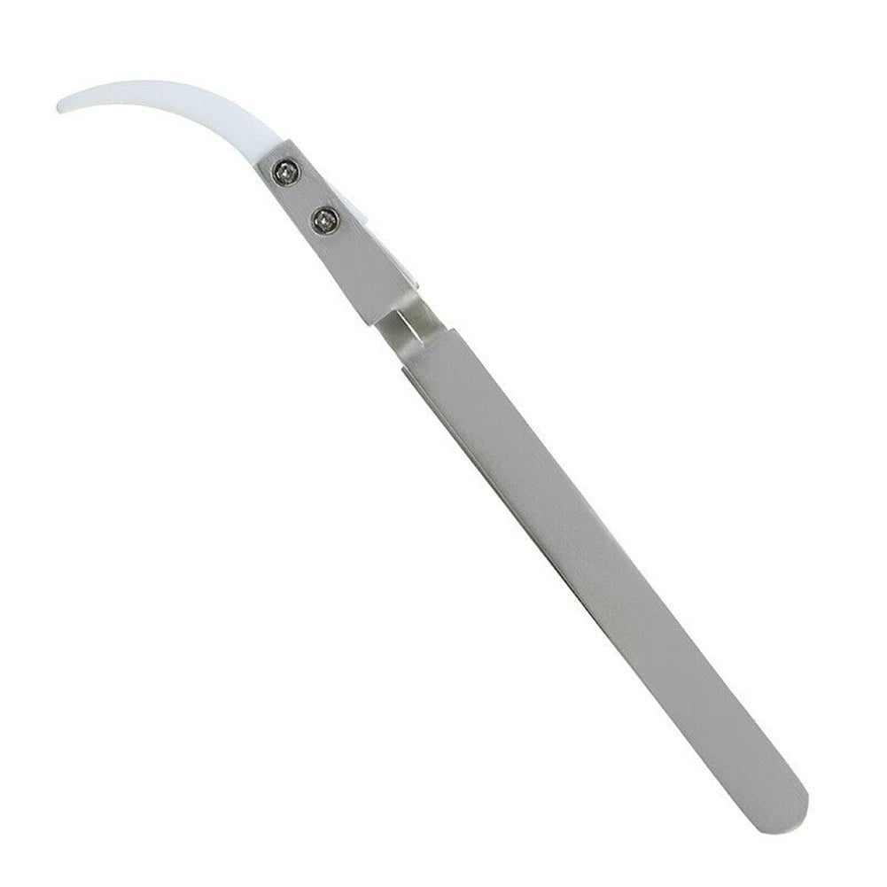 Reverse Non Conductive Stainless Steel Straight Tweezer 135-140mm