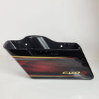 Left Side Saddlebag for Harley Touring (2014–2024) OEM Heirloom Red
