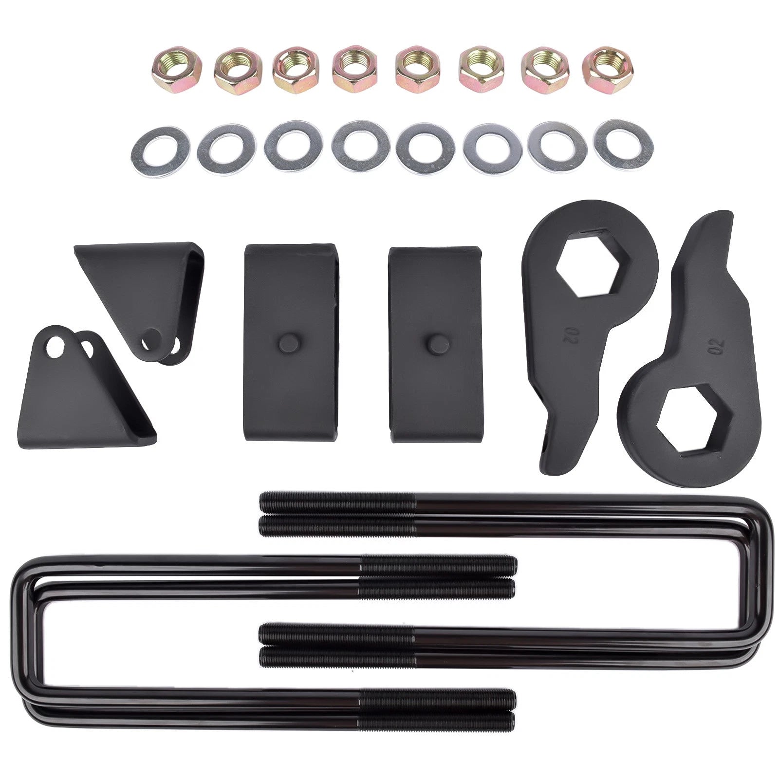 3" Front & 2" Rear Leveling Lift Kit for Silverado Sierra 2500 3500 (2001–2010)