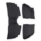 Set of 4 Black TPE Floor Mats for Chevrolet Malibu (2016–2023) Waterproof