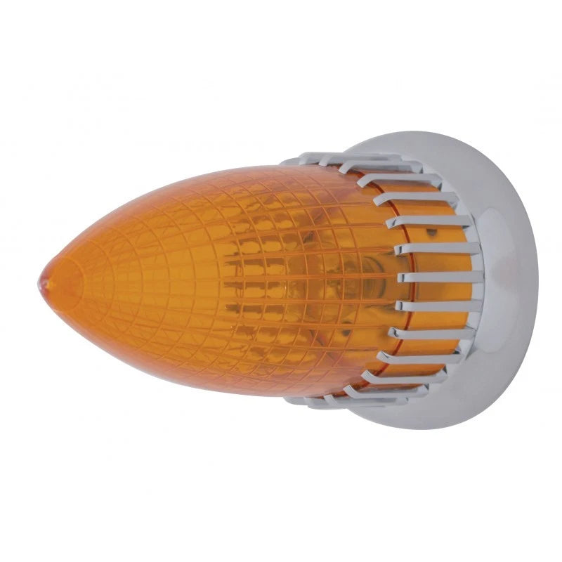 Flush Mount Tail Light Assembly for 1959 Cadillac (2 Red 2 Amber Lens)