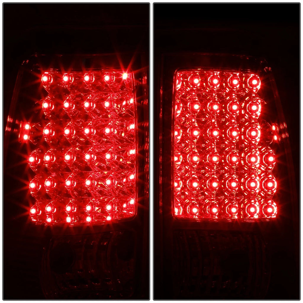 Set of 2 Full LED Tail Brake Light Lamps for Silverado Sierra 1500 2500 (2003–2007)