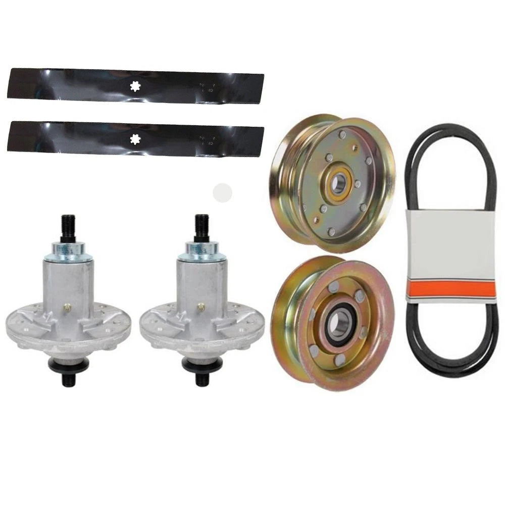 42" Deck Rebuild Kit for John Deere D130 (2010–2015) - Spindles, Blades, Belt, Idlers