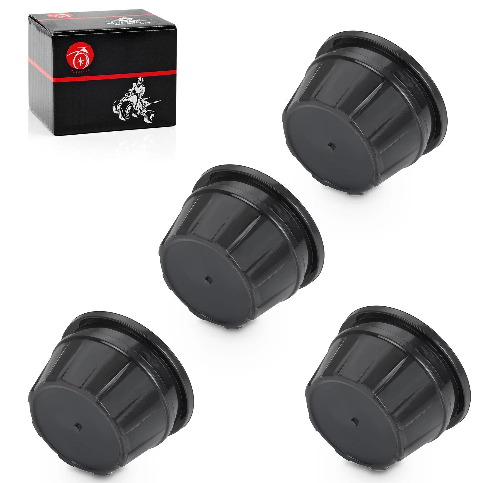 Set of 4 Wheel Center Caps for Honda Rincon 680 TRX680FA TRX680FGA