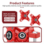 Set of 2 Front Left & Right Wheel Hubs for Honda Sportrax 250 TRX250EX (2001–2008)