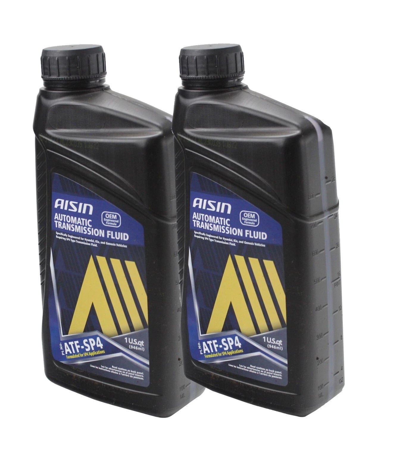 Set of 2 Aisin ATFSP4 Auto Trans Fluids for Hyundai Accent Elantra Kia Forte