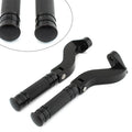 Rear Passenger Foot Pegs for Harley Touring (1993-2023) Black