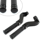 Rear Passenger Foot Pegs for Harley Touring (1993-2023) Black