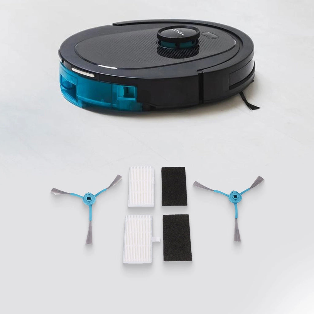 Set of 2 Side Brushes and Filters for Cecotec Robot Vacuum