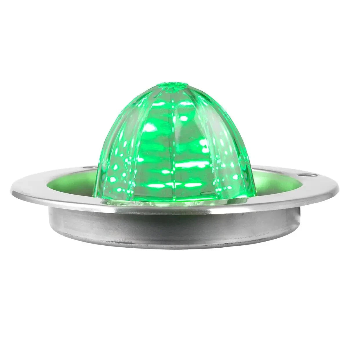 LED Flange Bezel Mount Clear Lens for Classic Watermelon Light Green (—)