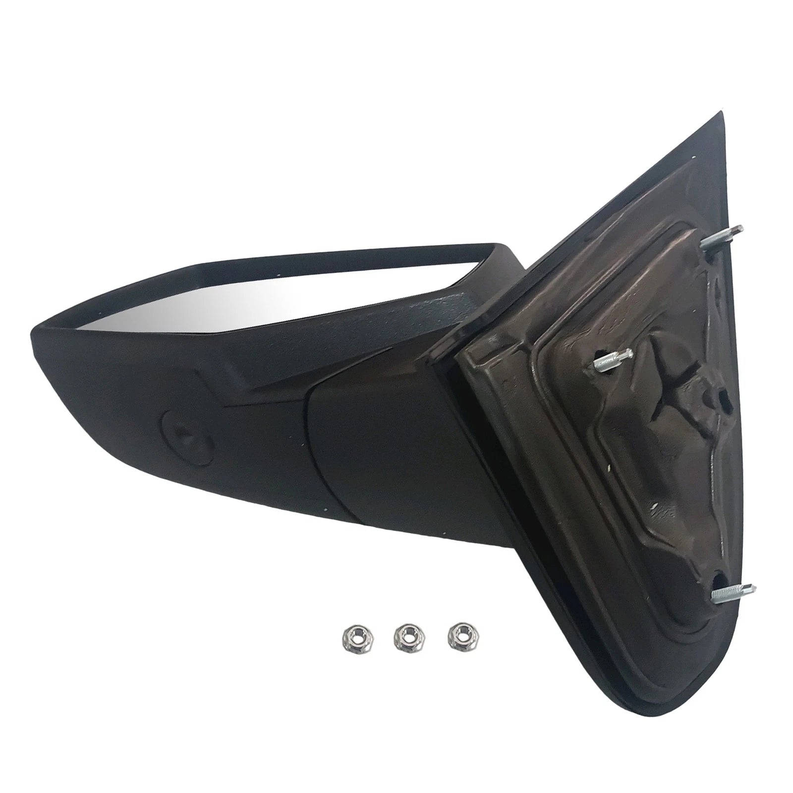 Driver Side Mirror for Chevy Silverado Sierra (2014–2019) - Textured Black Manual Fold