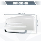 Right Mirror Cover Cap White for Mercedes Benz A Class B Class C Class (2012-2019)