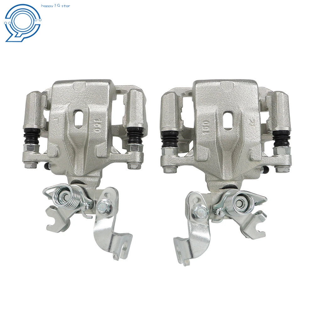 Set of 2 Rear Brake Calipers w/ Bracket for Ford Fusion Mazda 6 (2006–2013)