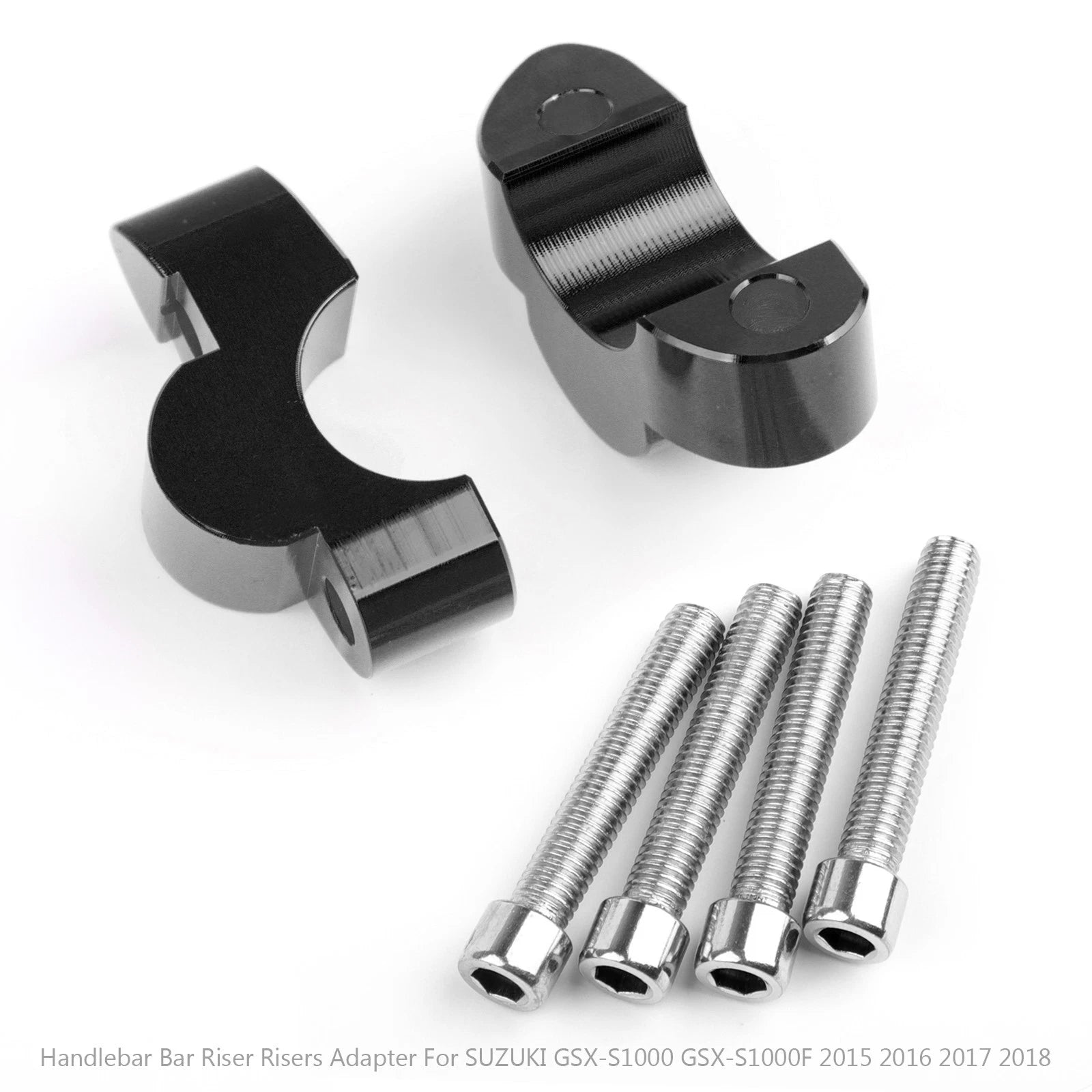 1" Handlebar Risers for Suzuki GSX-S1000 GSX-S1000F (2015–2018) Black