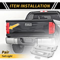 1 Pair Tail Light Lamp Strip Trim for Toyota Tundra (2022–2024)