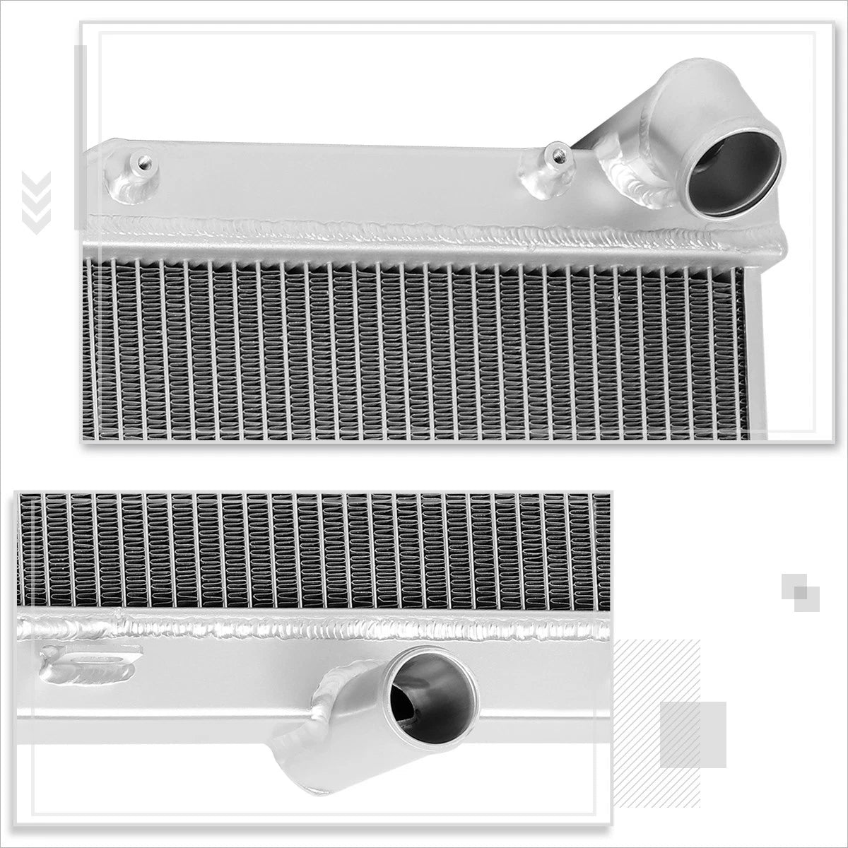 2-Row Dual Core Cooling Radiator for Mazda RX-7 FD FD3S (1993–1995)
