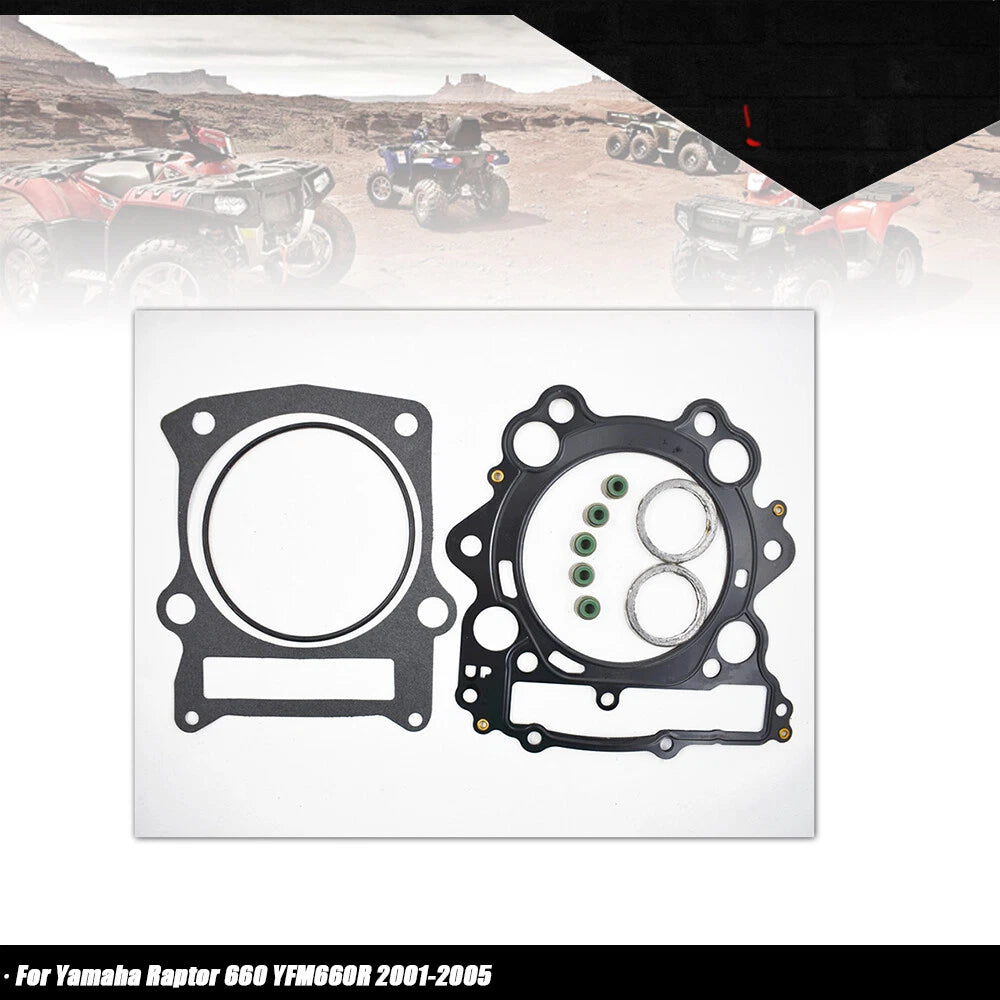 Top End Head Gasket Kit for Yamaha Raptor 660 YFM660R (2001–2005)