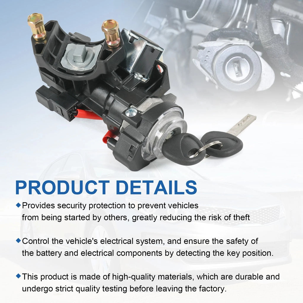 Ignition Lock Assembly with Keys for Kia Optima (2016-2020)