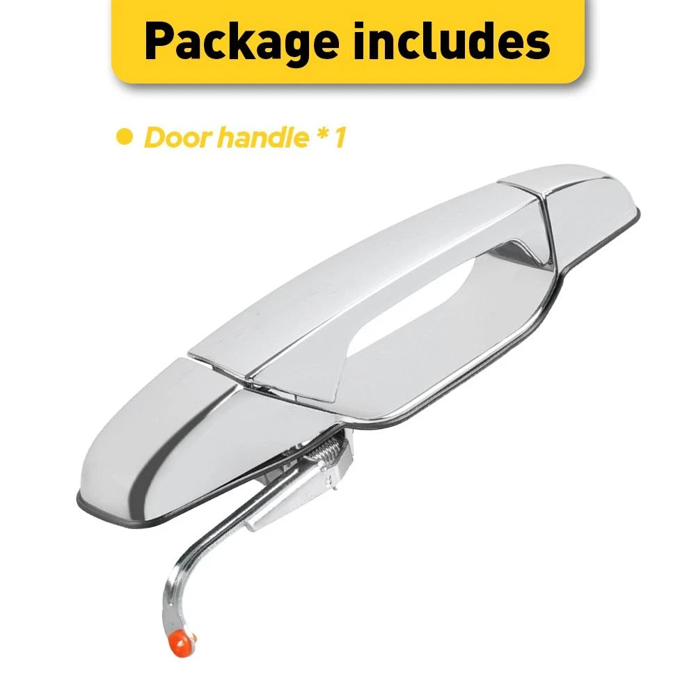 Rear Driver Left Door Handle for Cadillac Escalade, Silverado (2007–2013) Chrome