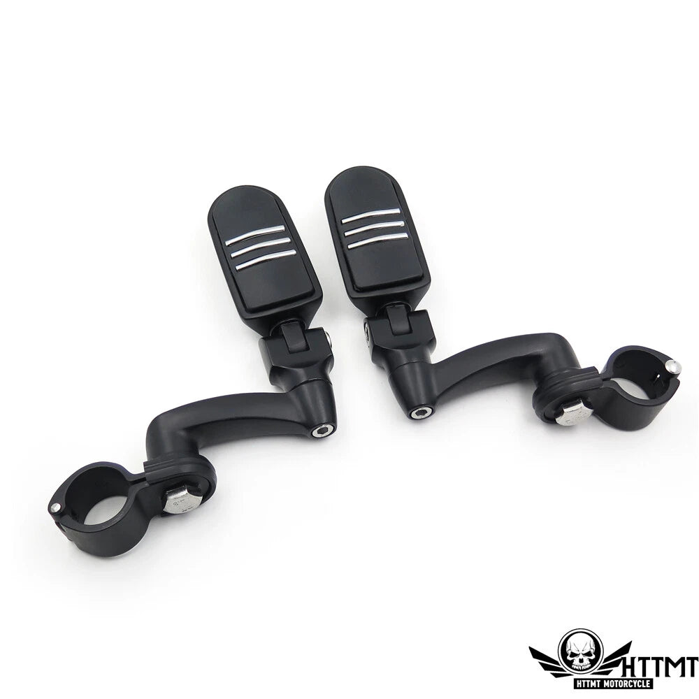 Streamliner Footpegs Footrest Mount Kit for Harley (1.25" Highway Engine Guard)