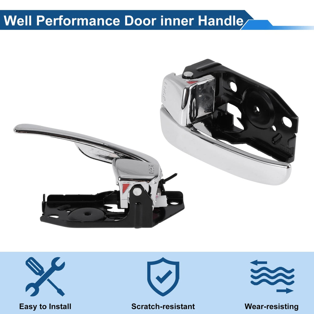 Interior Door Handle for Hyundai Sonata (2001–2005) No. 826103D000 Black Chrome