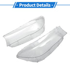 1 Pair Headlight Lens Cover for BMW 740i (No. 63117408709)