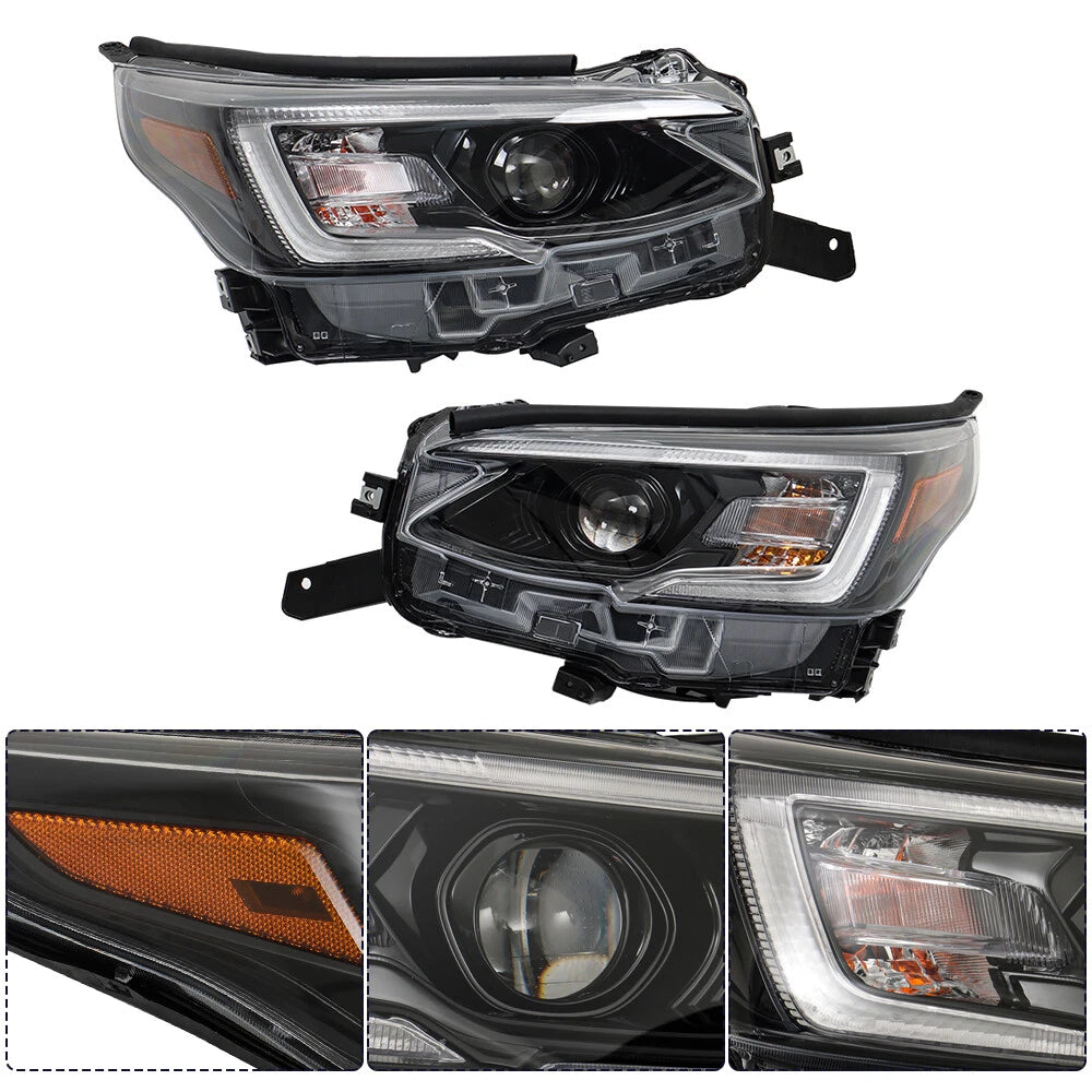 Set of 2 Headlight Assemblies for Subaru Legacy/Outback (2020) LED