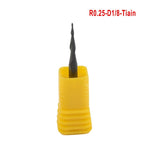 2-Flute CNC Carbide Ball Nose Tapered End Mill for