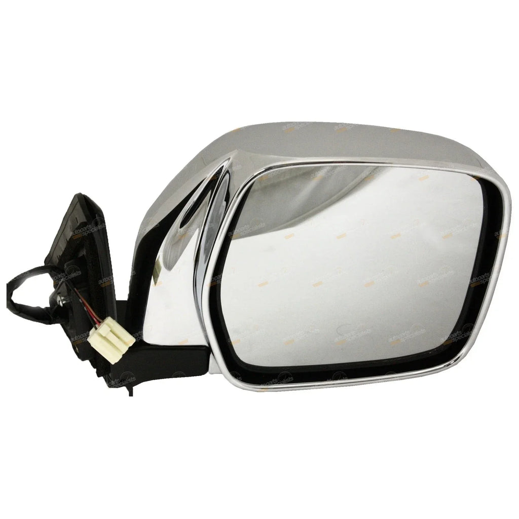 RH Chrome Electric Door Mirror for Toyota Landcruiser Prado (1996–2002)