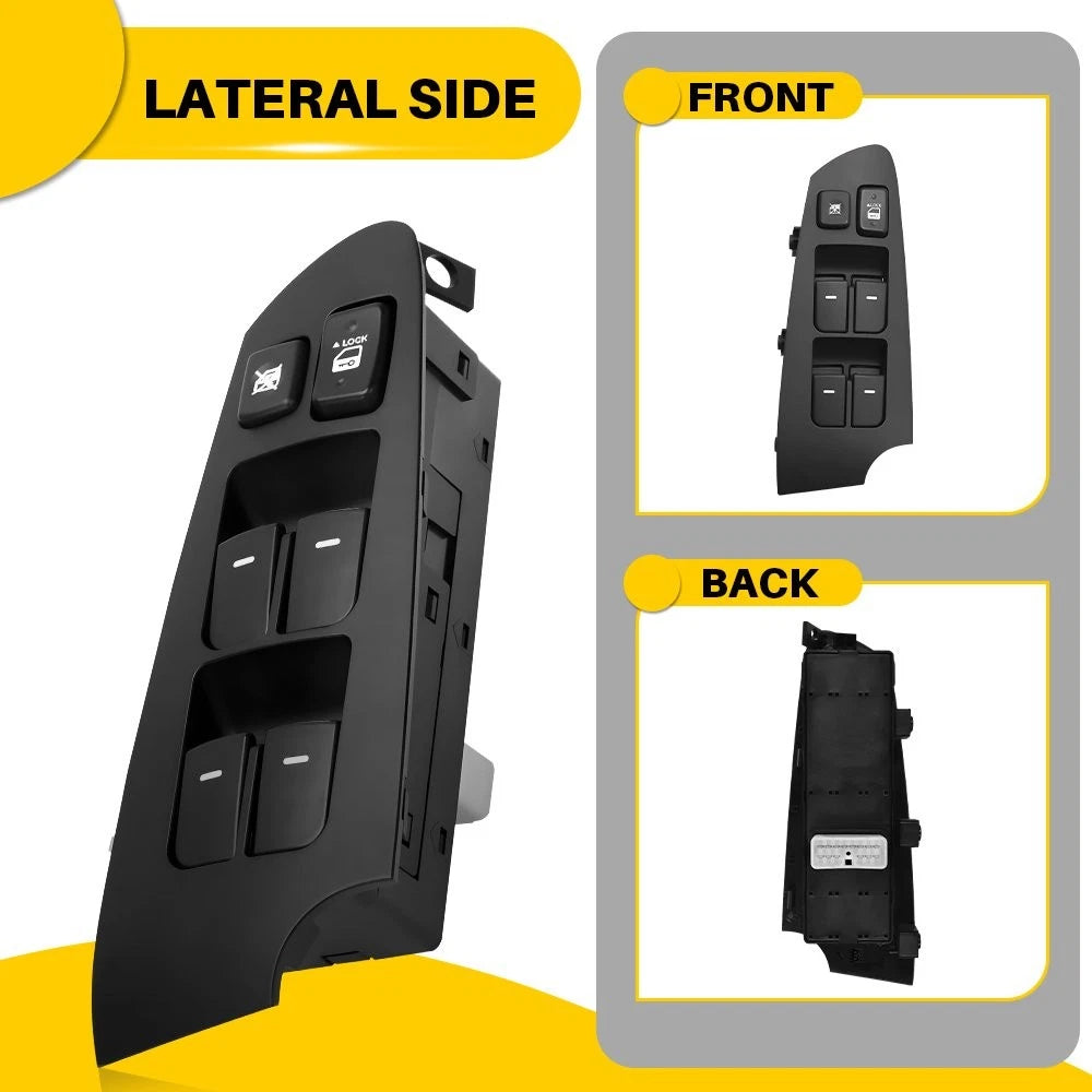 Driver Door Power Window Control Switch for Kia Forte Forte5 (2010–2013) 14567144