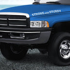 Chrome LED Tube Headlights for Dodge Ram 1500 2500 3500 (1994–2002)
