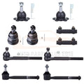 Set of 4 Upper Lower Ball Joints Tie Rod Ends for GMC C1500 C2500 (1999–2000)